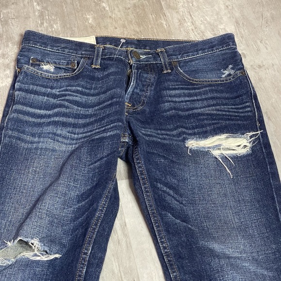 Hollister‎ California Men's Epic Flex Bootcut Jeans 31X32 Blue C0058 - Picture 3 of 5